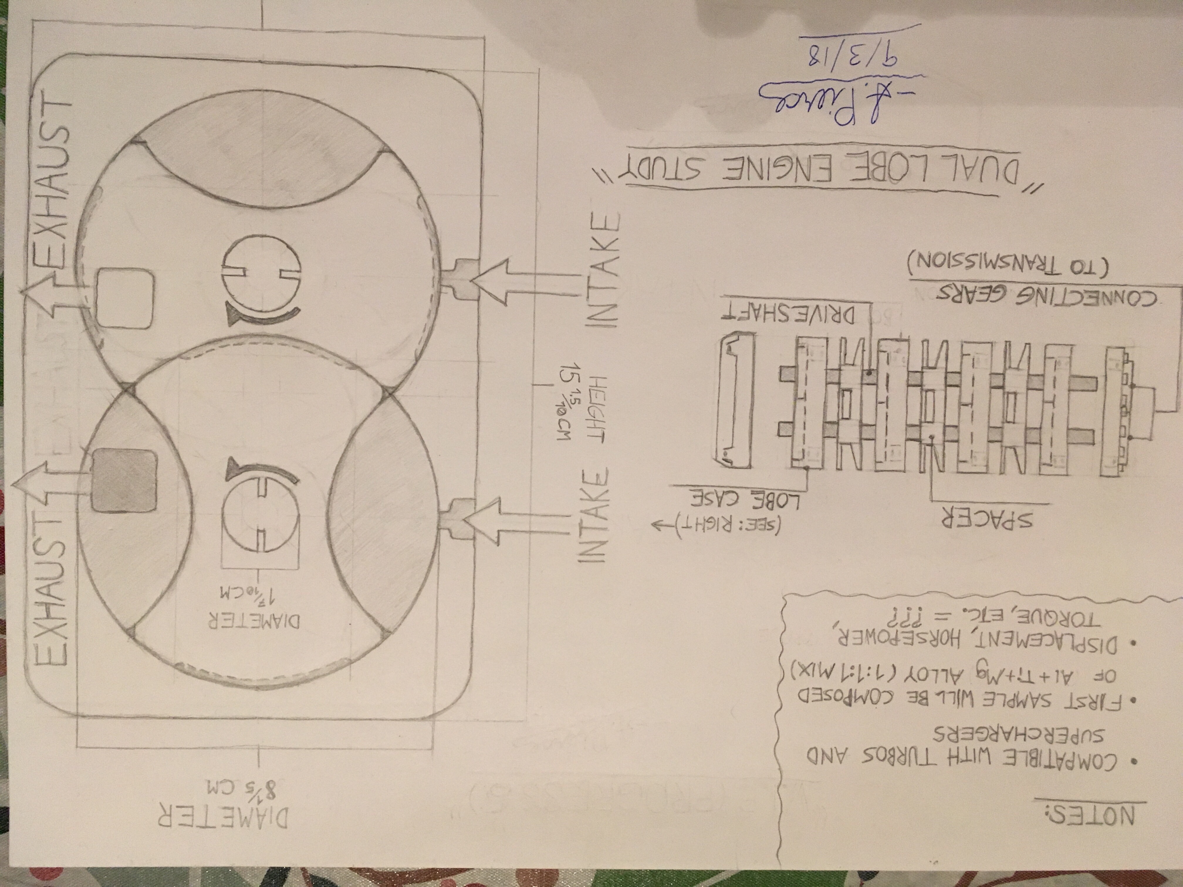 Dual Lobe Engine Study